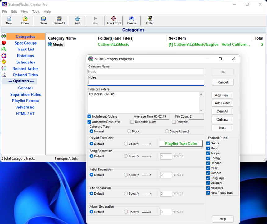 StationPlaylist Creator Pro 6 ล่าสุด โปรแกรมจัดตารางเวลาเล่นเพลง