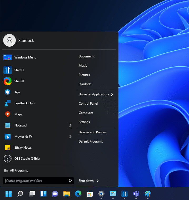 Stardock Start11 โปรแกรมปรับแต่งปุ่ม Start และ Taskbar Windows 10 ล่าสุด/11