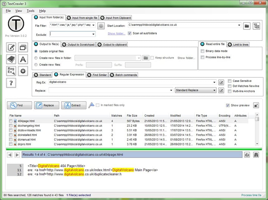 TextCrawler Pro 3 ล่าสุด โปรแกรม Find & Replace ข้อความ ขั้นสูง ฟรี