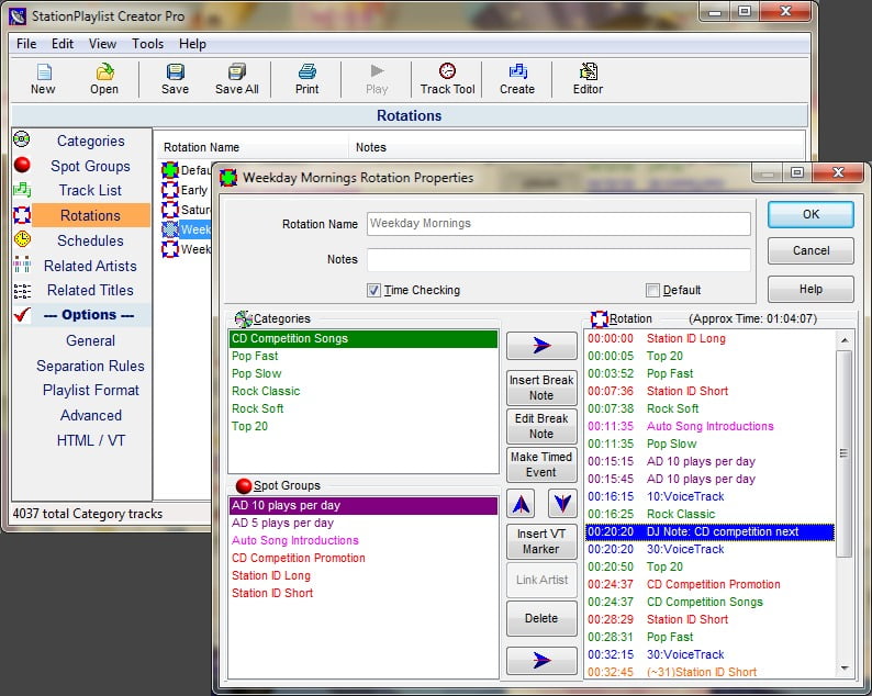 StationPlaylist Creator Pro 6 ล่าสุด โปรแกรมจัดตารางเวลาเล่นเพลง