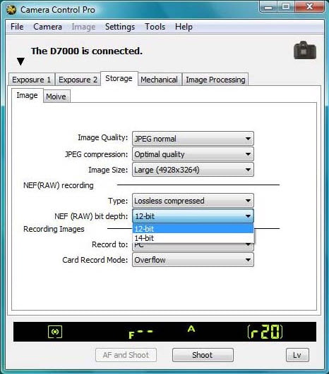 Nikon Camera Control Pro 2 ล่าสุด โปรแกรมควบคุมกล้อง Nikon ผ่าน PC