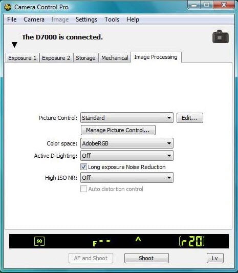 Nikon Camera Control Pro 2 ล่าสุด โปรแกรมควบคุมกล้อง Nikon ผ่าน PC