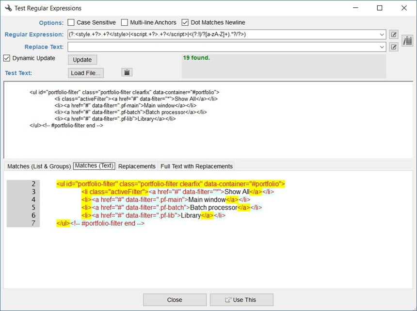 TextCrawler Pro 3 ล่าสุด โปรแกรม Find & Replace ข้อความ ขั้นสูง ฟรี