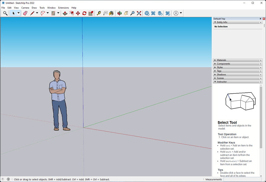 SketchUp Pro 2022 ล่าสุด (Win/macOS) ติดตั้งง่าย ฟรี โปรแกรม