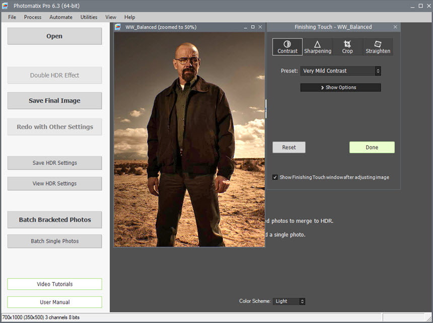 Photomatix Pro 6.3 (Win/macOS) โปรแกรมแต่งภาพ HDR ฟรี