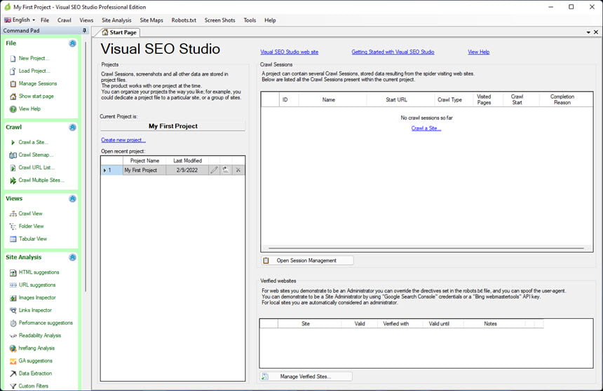 Visual SEO Studio 2 ล่าสุด โปรแกรมวิเคราะห์ SEO ครบวงจร ฟรี
