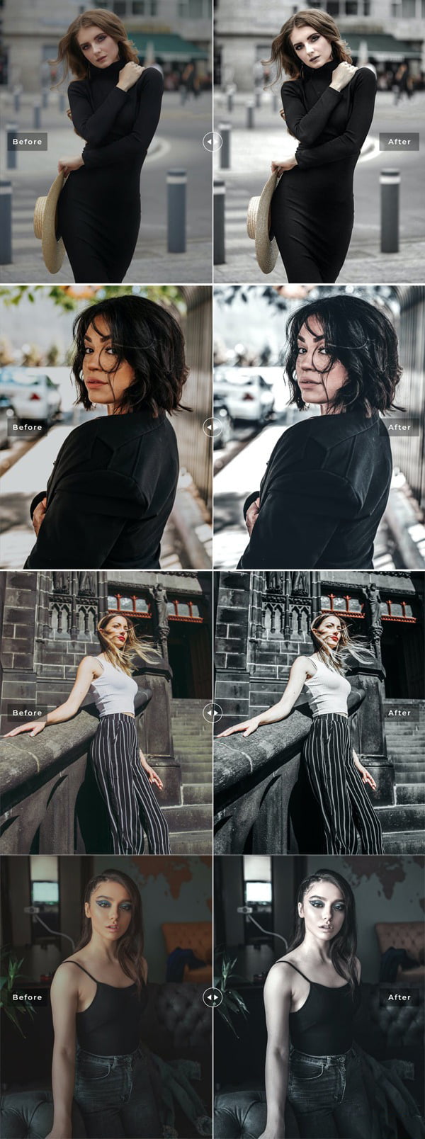 Dark Gray Lightroom Presets ชุด Presets สำหรับ Adobe Lightroom ฟรี โปรแกรม