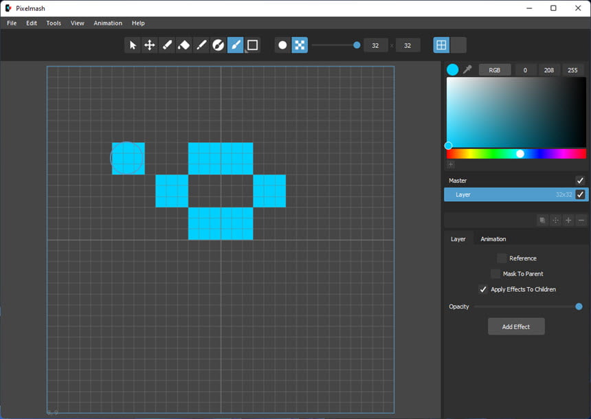 Nevercenter Pixelmash 2026.0 โปรแกรมสร้าง Pixel Art ทำอนิเมชั่น