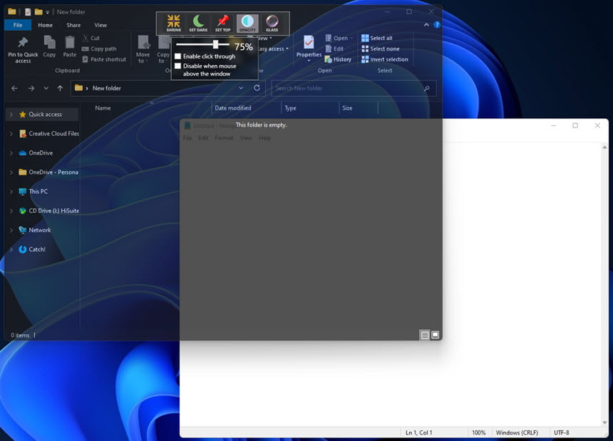 WindowTop Pro 5 ล่าสุด โปรแกรมควบคุมหน้าต่างโปรแกรม