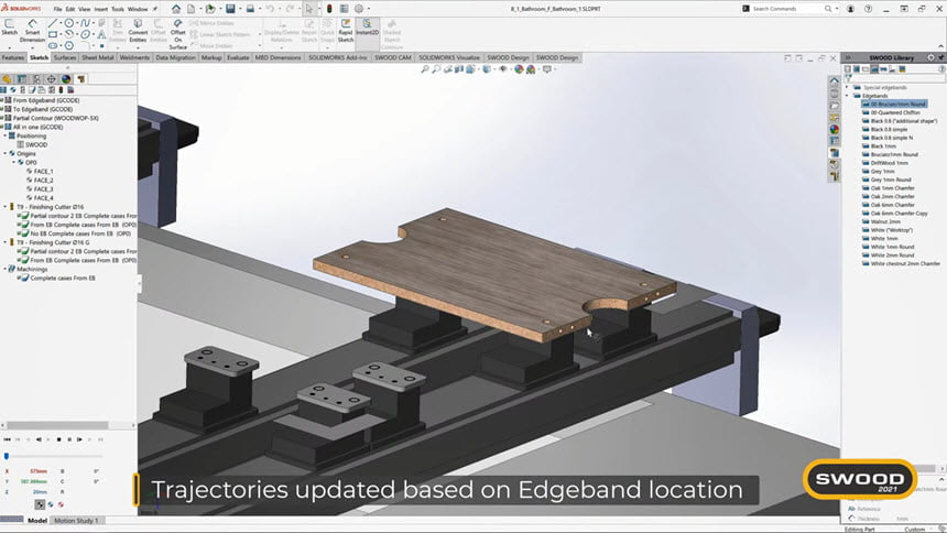 EFICAD SWOOD 2023 SP2.0 (x64) for SolidWorks (x64) ปลั๊กอิน SOLIDWORKS โปรแกรม