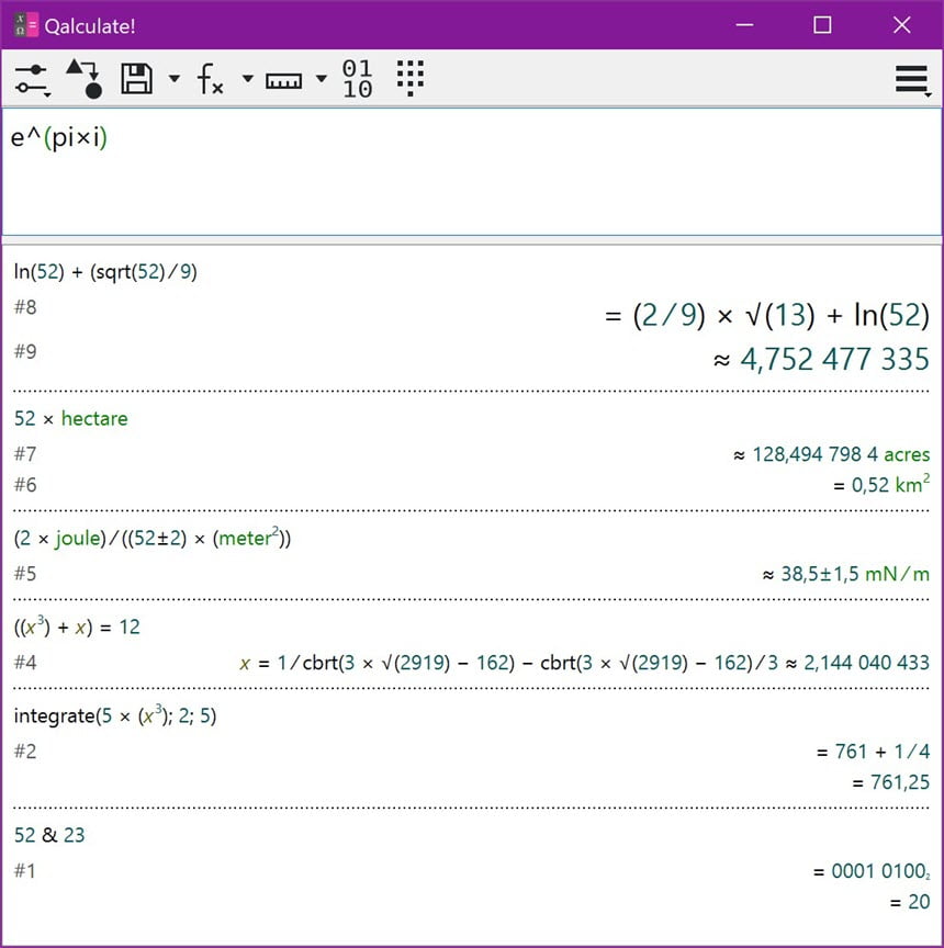 Qalculate! 5 ล่าสุด โปรแกรมเครื่องคิดเลขสารพัดประโยชน์ ฟรี