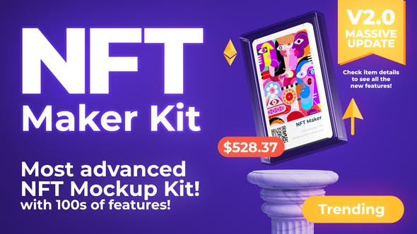 Videohive – NFT Kit โปรเจค After Effects สร้างงานวิดีโอโปรโมต NFT ฟรี