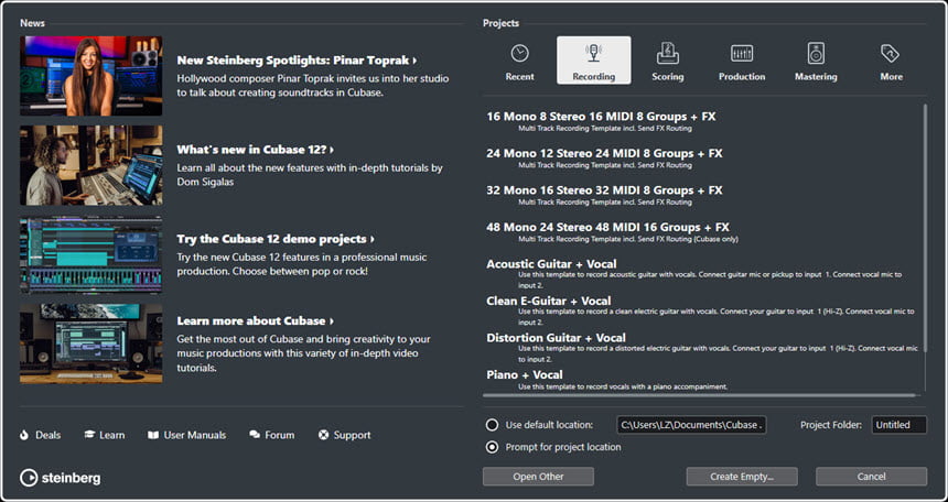 Steinberg Cubase Pro 15 ล่าสุด โปรแกรมทำเพลงระดับมาตรฐานโลก