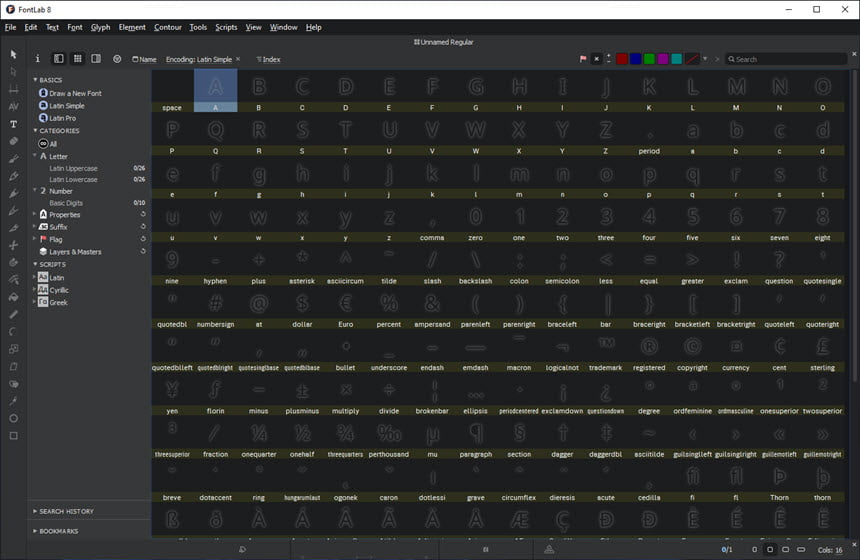 FontLab 8 ล่าสุด โปรแกรมออกแบบฟอนต์