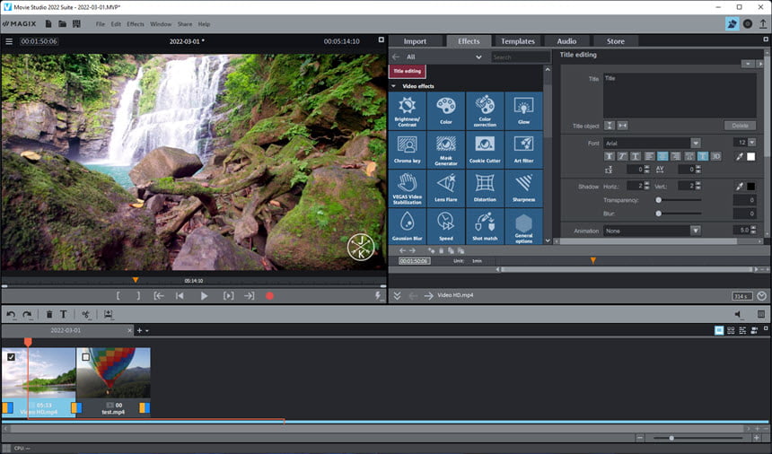 MAGIX Movie Studio 2024 ล่าสุด Suite โปรแกรมตัดต่อวิดีโอ
