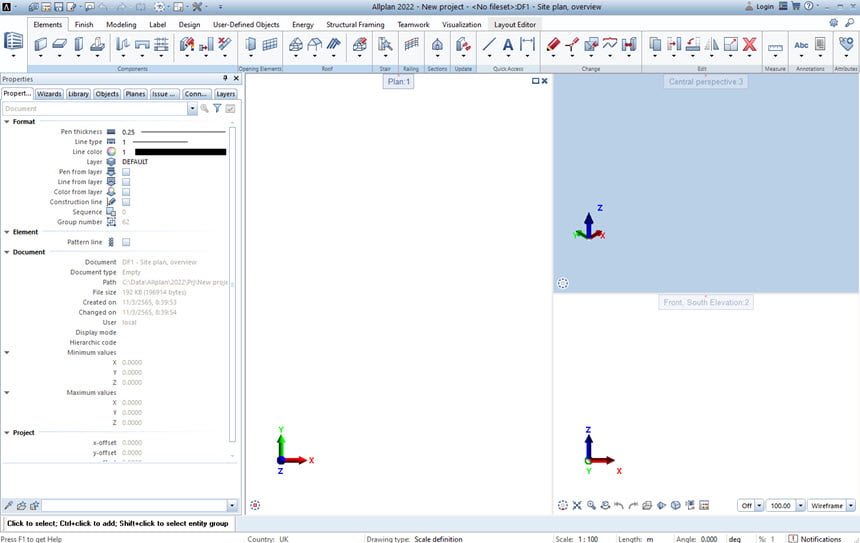 Allplan 2022 ล่าสุด (x64) โปรแกรมออกแบบ 3D CAD BIM
