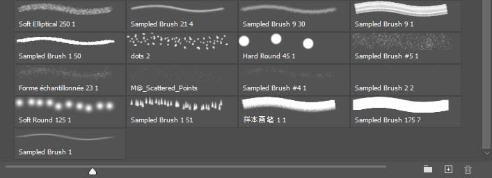80พร้อม Digital Painting Photoshop Brushes Bundle ชุดแปรง Photoshop ฟรี โปรแกรม