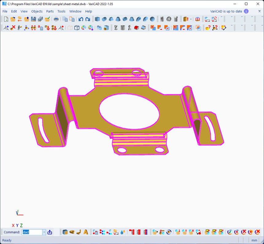 VariCAD 2022 ล่าสุด (x64) โปรแกรมเขียนแบบ CAD 2D / 3D