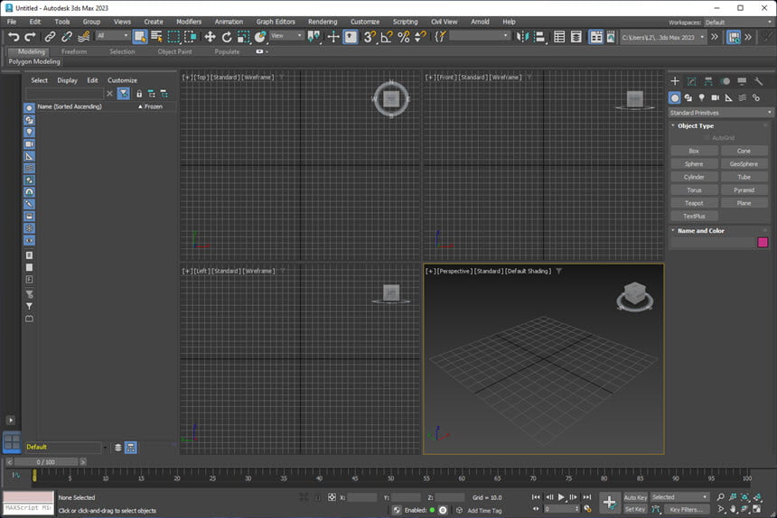 Autodesk 3DS MAX 2024 ล่าสุด (x64) โปรแกรมออกแบบ 3D