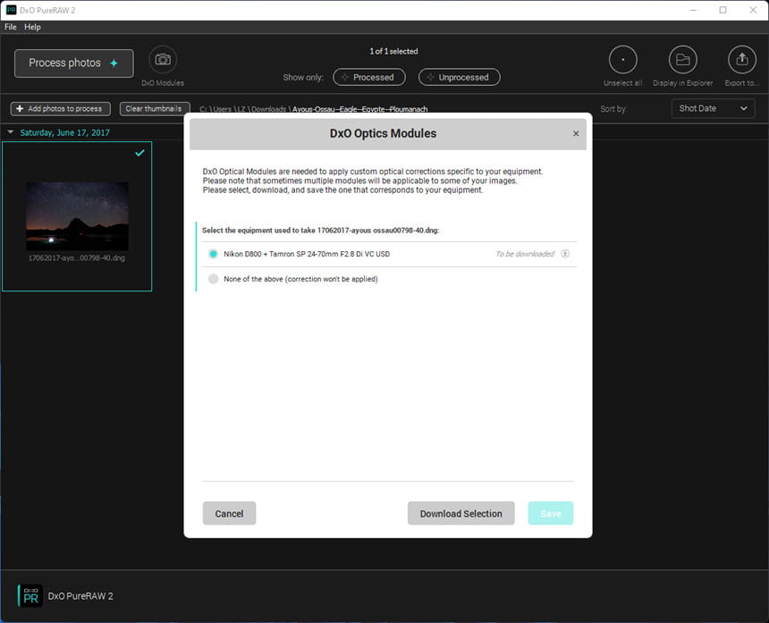 DxO PureRAW 5 ล่าสุด โปรแกรมประมวลผลไฟล์ RAW