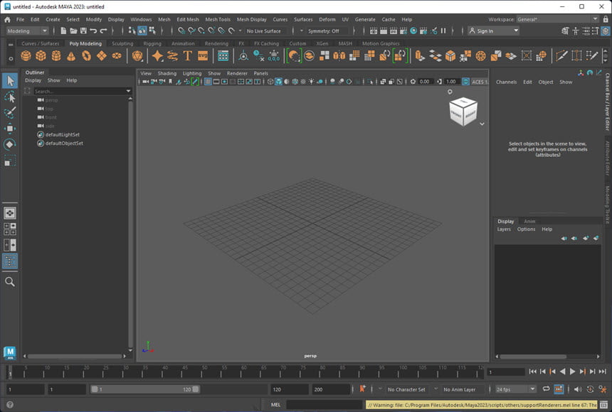 Autodesk Maya 2025.3 โปรแกรมออกแบบอนิเมชั่น 3D