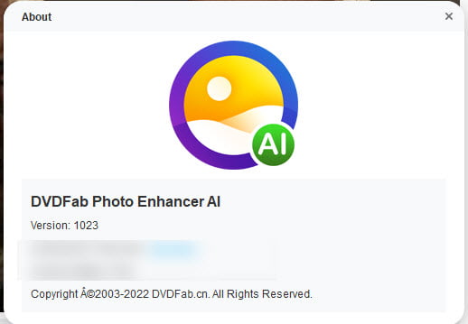 DVDFab Photo Enhancer AI 1 ล่าสุด (x64) ขยายรูปภาพไม่แตก, ปรับ Sharpen, ลด noise และอีกมากมาย ฟรี โปรแกรม