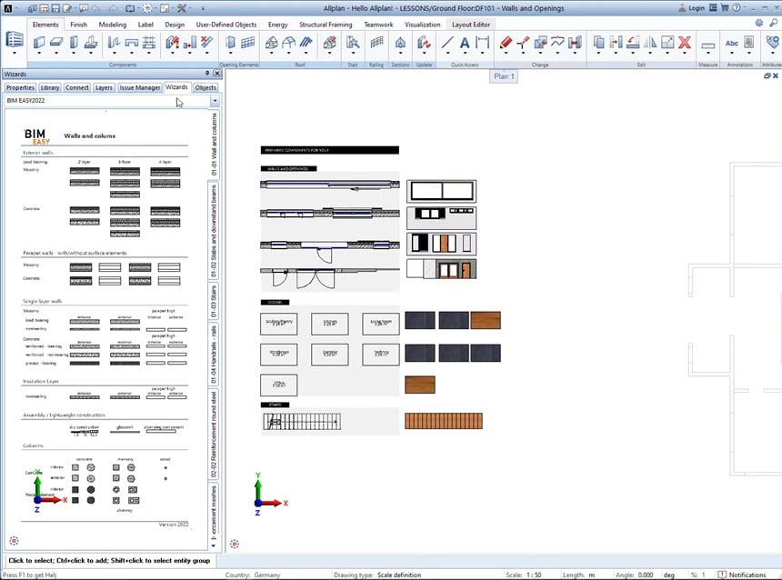Allplan 2022 ล่าสุด (x64) โปรแกรมออกแบบ 3D CAD BIM