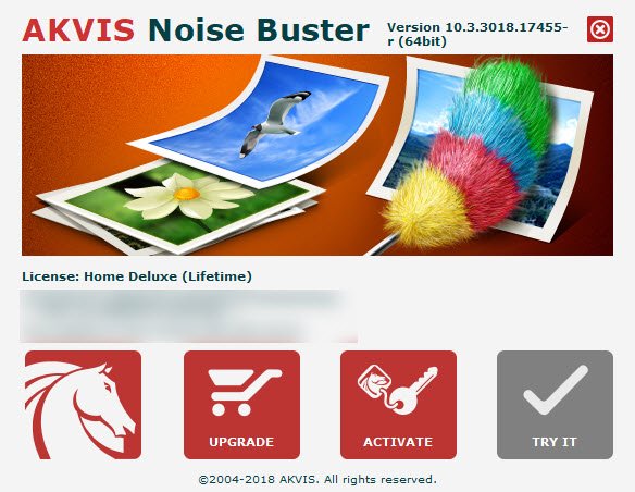 AKVIS Noise Buster (x64) โปรแกรมลด Noise รูปภาพด้วย AI ฟรี ล่าสุด