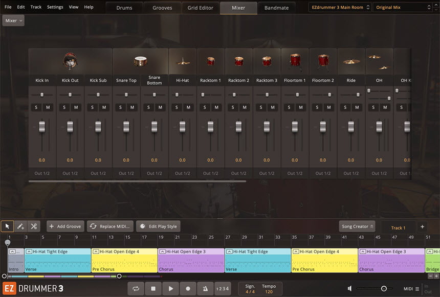 EZdrummer 3 ล่าสุด พร้อม Core Library (SOUNDBANK) โปรแกรมจำลองเสียงกลอง