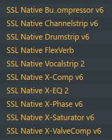 SSL Native Plugins ชุดรวมปลั๊กอิน VST ฟรี ล่าสุด โปรแกรม