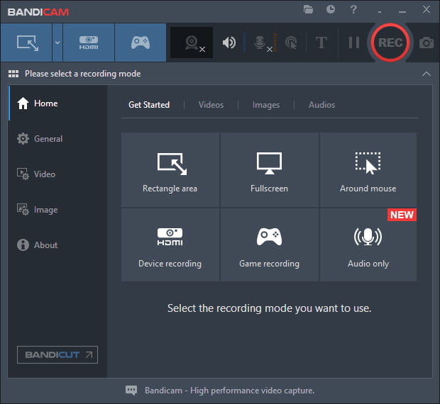 Bandicam 8 ล่าสุด + Portable โปรแกรมอัดหน้าจอ อัดเกม