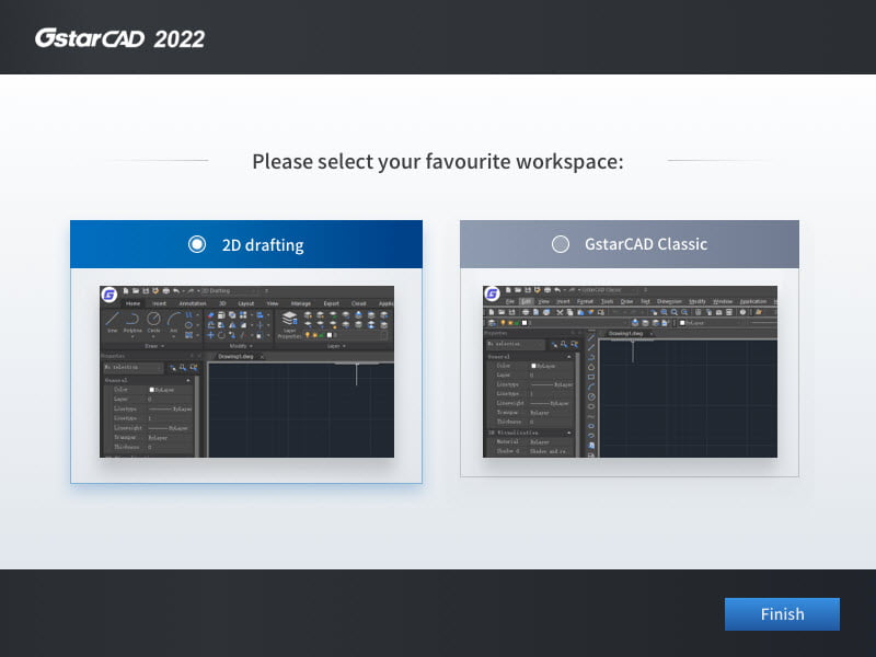 GstarCAD 2022 Professional (x64) โปรแกรม เขียนแบบ CAD 2D /3D ฟรี