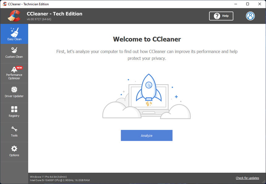 CCleaner 6 ล่าสุด All Edition โปรแกรมล้างไฟล์ขยะ PC ครบวงจร
