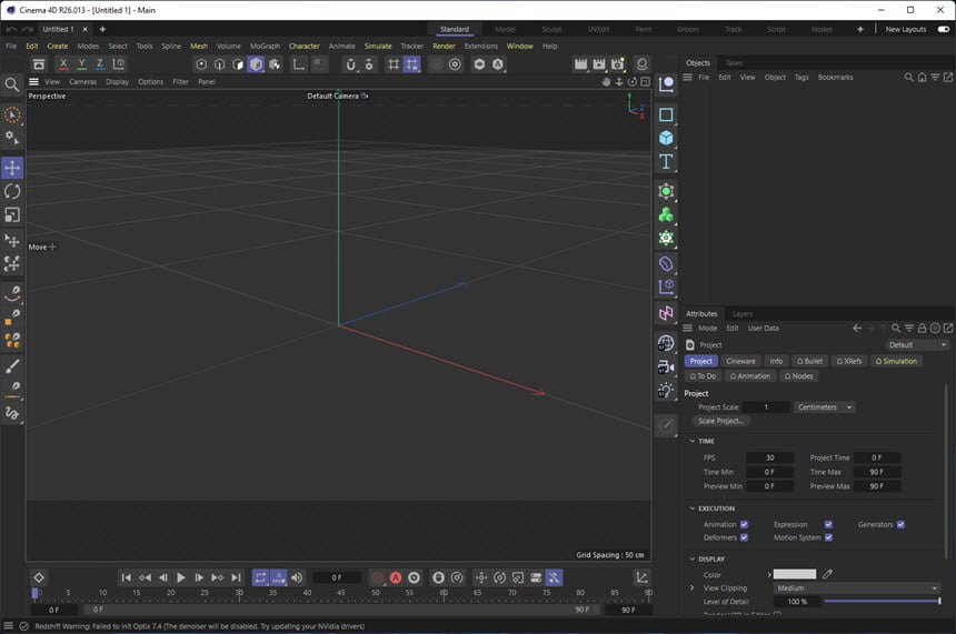 Maxon Cinema 4D Studio .107 (x64) โปรแกรมออกแบบโมเดล 3D