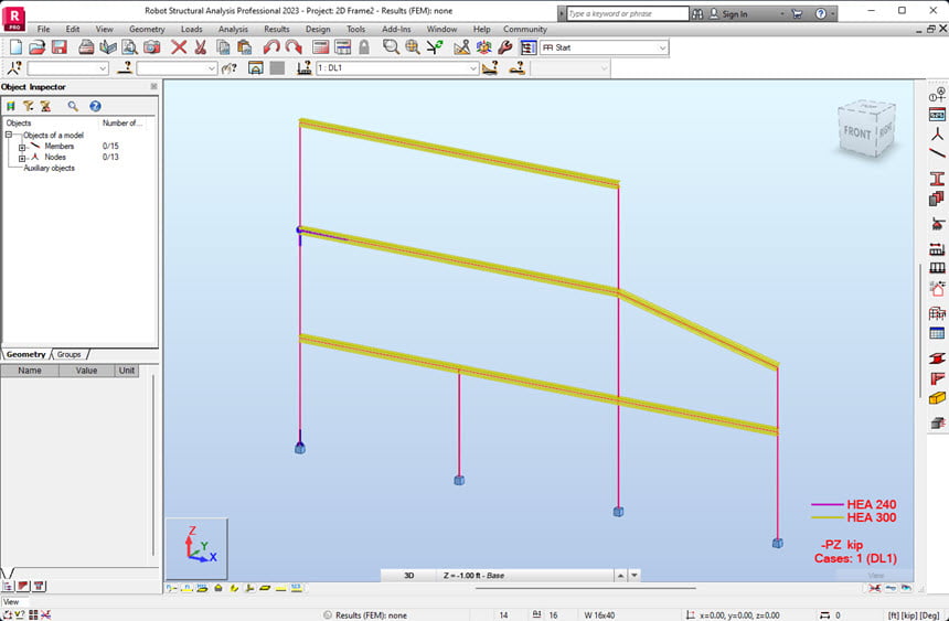 Autodesk Robot Structural Analysis Professional 2023 วิเคราะห์และออกแบบโครงสร้าง 2D / 3D ฟรี โปรแกรม