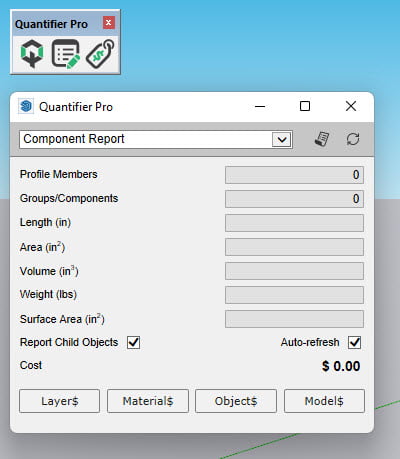 Quantifier Pro 1 for SketchUp 2017 ล่าสุด-2024 ปลั๊กอิน SketchUp ภาษาไทย โปรแกรม
