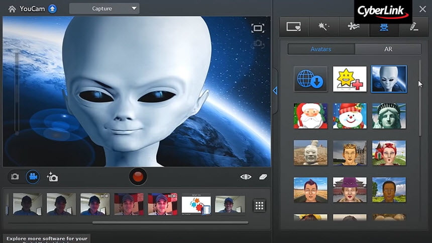 CyberLink YouCam 10 ล่าสุด เพิ่มลูกเล่น Webcam ถ่ายรูป ไลฟ์สด โปรแกรม