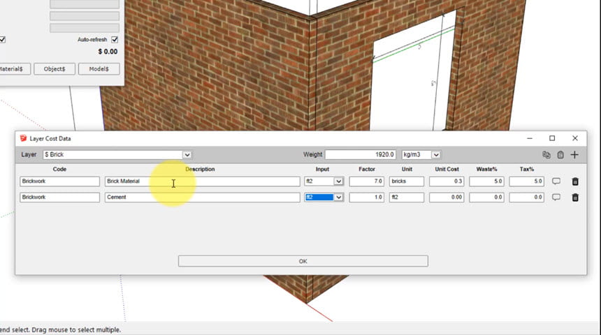 Quantifier Pro 1 for SketchUp 2017 ล่าสุด-2024 ปลั๊กอิน SketchUp ภาษาไทย โปรแกรม