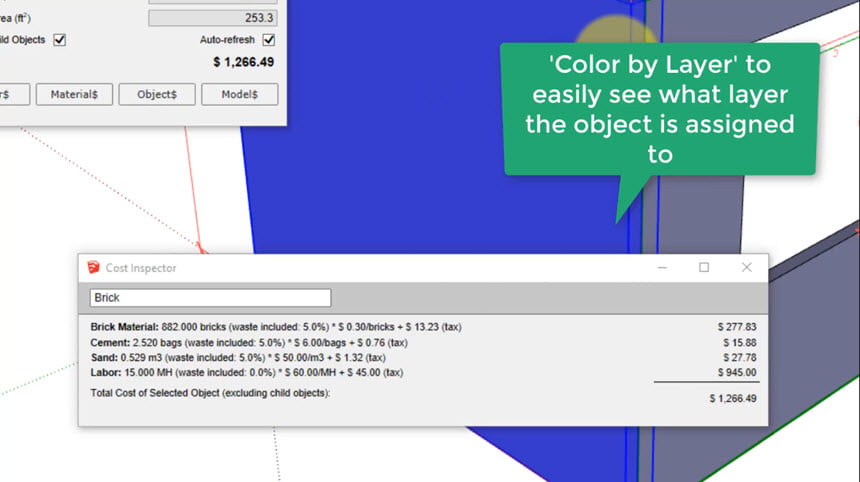 Quantifier Pro 1 for SketchUp 2017 ล่าสุด-2024 ปลั๊กอิน SketchUp ภาษาไทย โปรแกรม