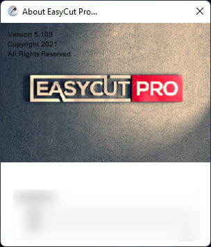 EasyCut Pro 5.109 โปรแกรมออกแบบกราฟิก สำหรับเครื่องตัด ฟรี