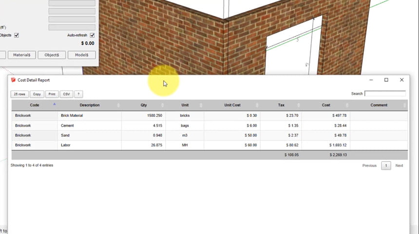 Quantifier Pro 1 for SketchUp 2017 ล่าสุด-2024 ปลั๊กอิน SketchUp ภาษาไทย โปรแกรม