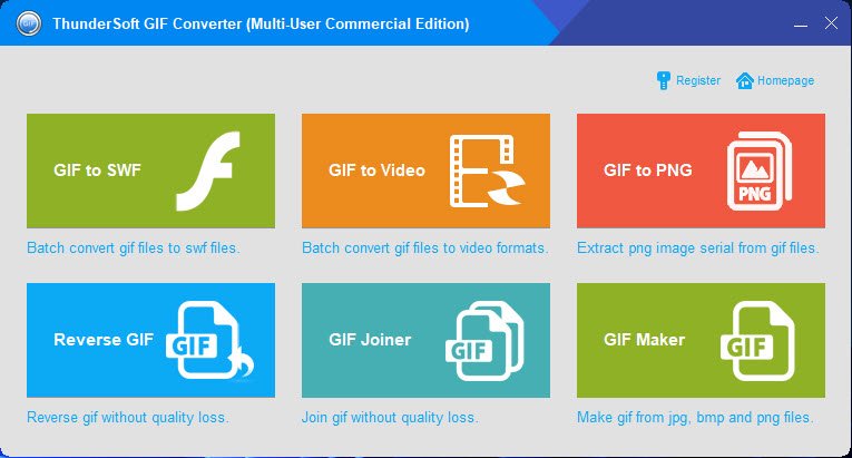 ThunderSoft GIF Converter 5 ล่าสุด โปรแกรมแปลงไฟล์ GIF ครบวงจร