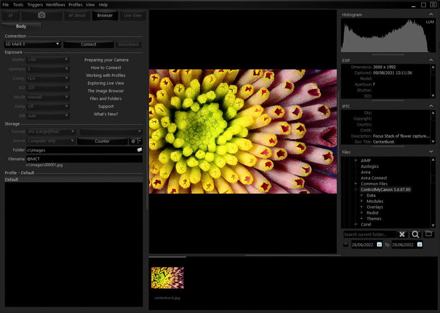 ControlMyCanon 5 ล่าสุด โปรแกรมควบคุมกล้องผ่าน PC
