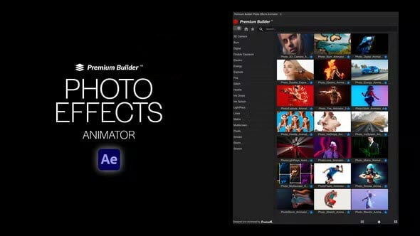 PremiumBuilder Photo Effects Animator V.7 for After Effects ฟรี