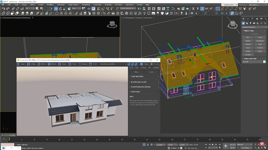 Corona 8.2 for 3ds Max 2014-2023 พร้อม Material Library ปลั๊กอินเรนเดอร์ โปรแกรม