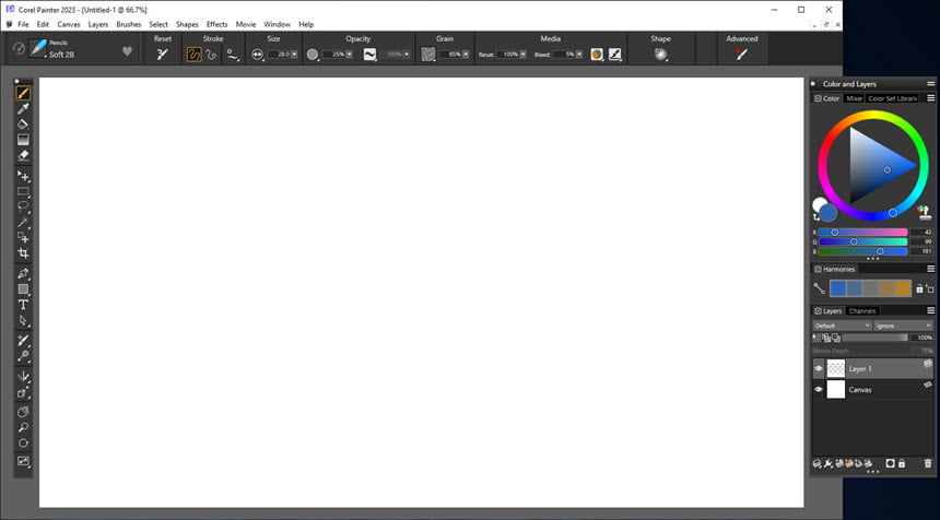 Corel Painter 2023 ล่าสุด สุดยอดโปรแกรมวาดภาพดิจิทัล โปรแกรม