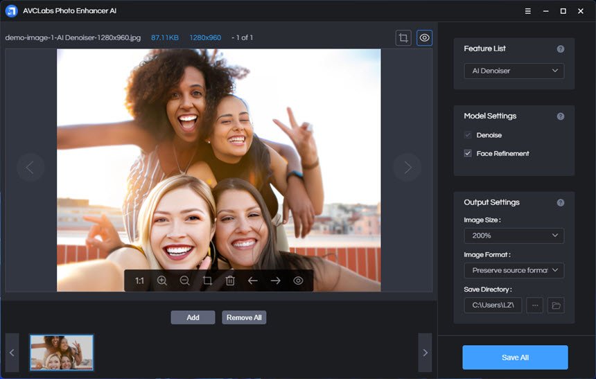 AVCLabs Photo Enhancer AI 1.7 ขยายขนาดรูปภาพ ไม่แตก ด้วย AI โปรแกรม