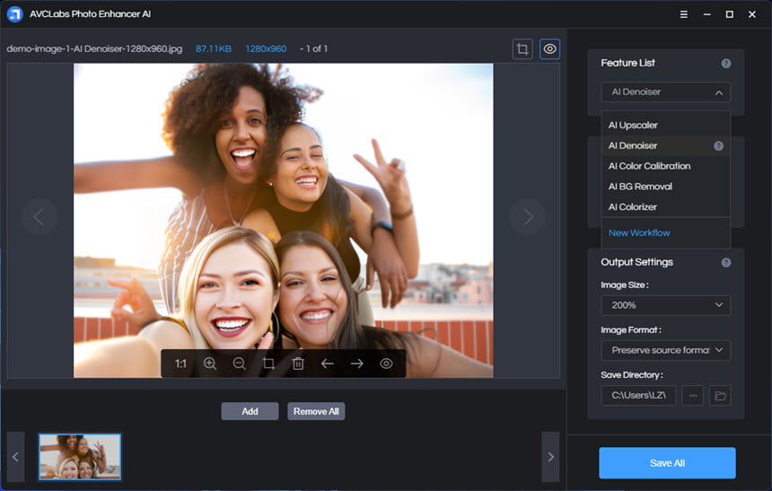 AVCLabs Photo Enhancer AI 1.7 ขยายขนาดรูปภาพ ไม่แตก ด้วย AI โปรแกรม
