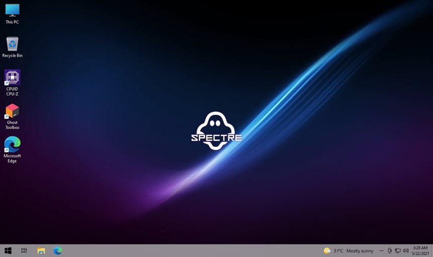 Windows 10 Superlite Ghost Spectre .7291 วินโดวส์ 10 เบา ไม่หนักเครื่อง โปรแกรม