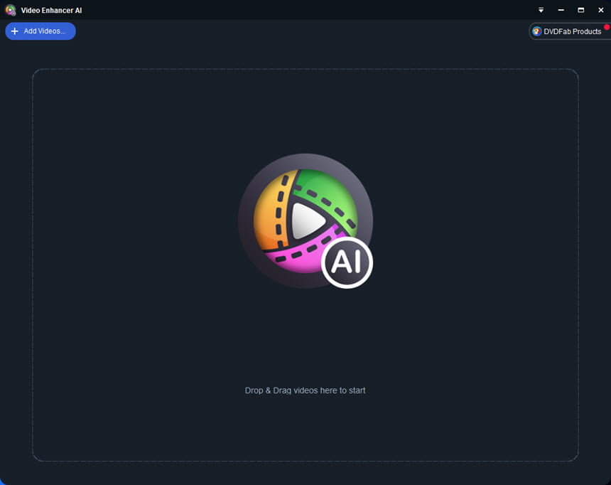 DVDFab Video Enhancer AI 1 ล่าสุด (x64) เพิ่มความละเอียดวิดีโอด้วย AI โปรแกรม